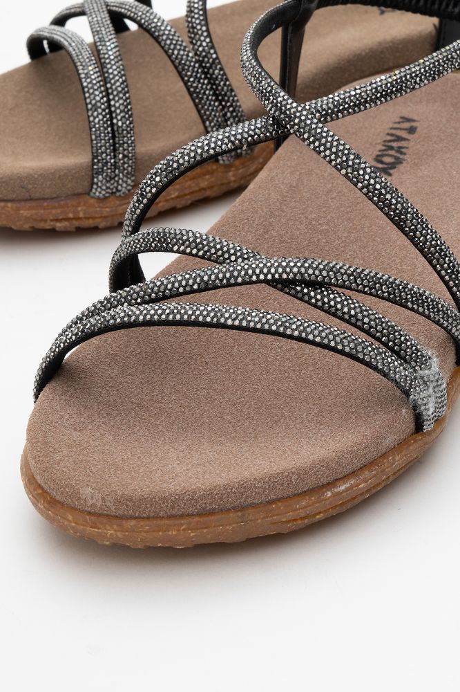kadin-tasli-sandalet-SIYAH TASLI-HSN2522546-0091550_0